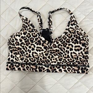 NWOT Zyia active Leopard Print Women's sports bra